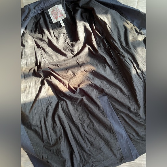 ❌SOLD❌Hannoh Wessel Navy Trench-Style Cotton Coat made in Italy |38 - Picture 12 of 15